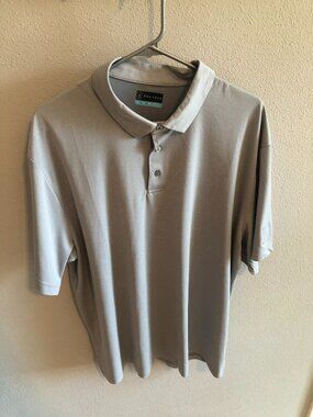 Men's PGA Tour Gray Golf Polo